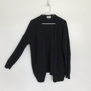 Universal Thread Black Cable Knit Cardigan